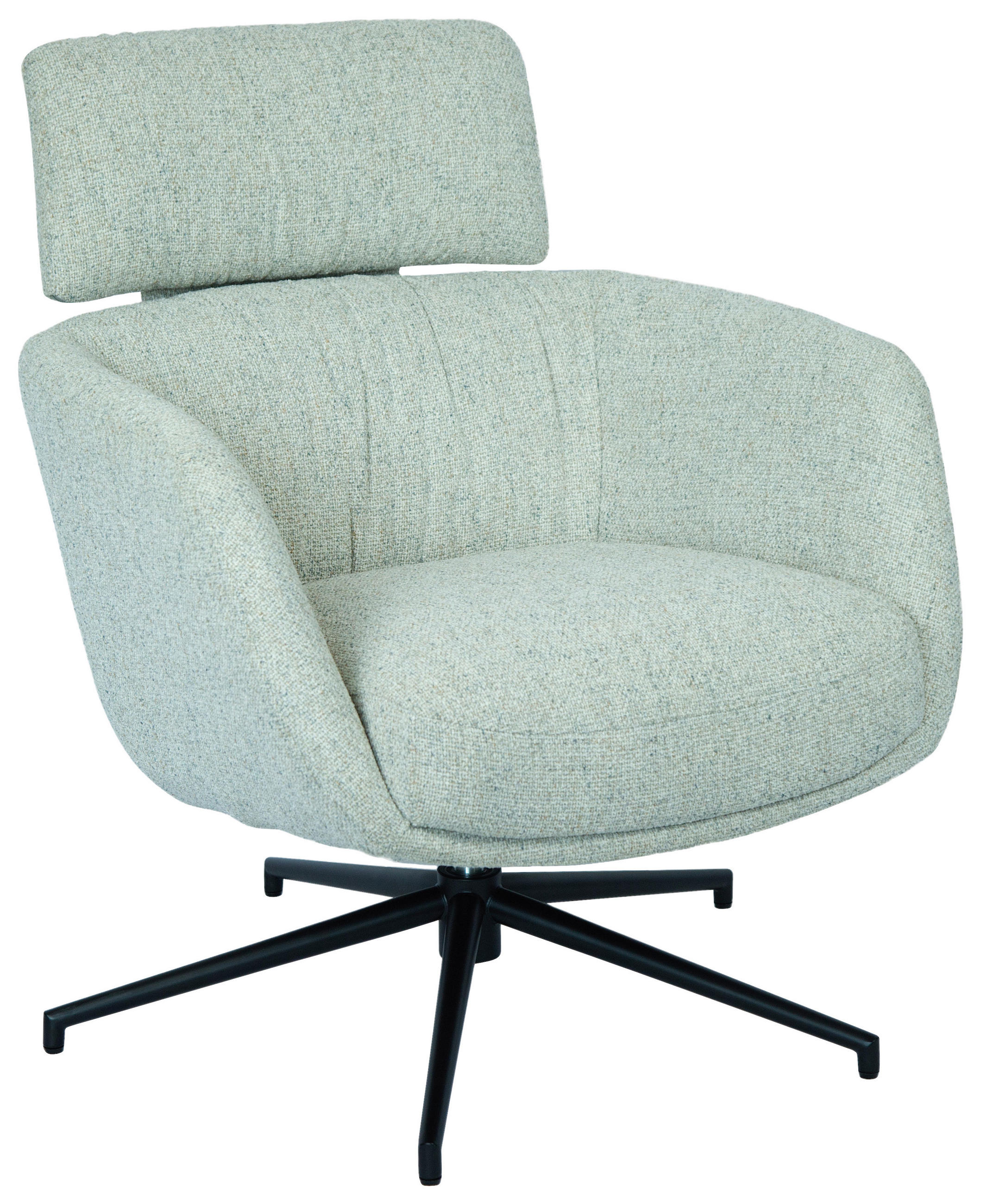 RELAXSESSEL Webstoff    - Beige/Schwarz, Design, Textil/Metall (73/86/83cm) - Dieter Knoll