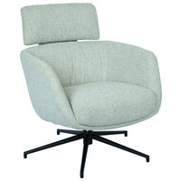 RELAXSESSEL Webstoff    - Beige/Schwarz, Design, Textil/Metall (73/86/83cm) - Dieter Knoll