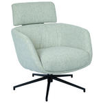 RELAXSESSEL Webstoff    - Beige/Schwarz, Design, Textil/Metall (73/86/83cm) - Dieter Knoll