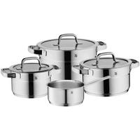 KOCHTOPFSET Compact Cuisine 4-teilig  - Edelstahlfarben, Basics, Metall (50,6/29,4/23,7cm) - WMF