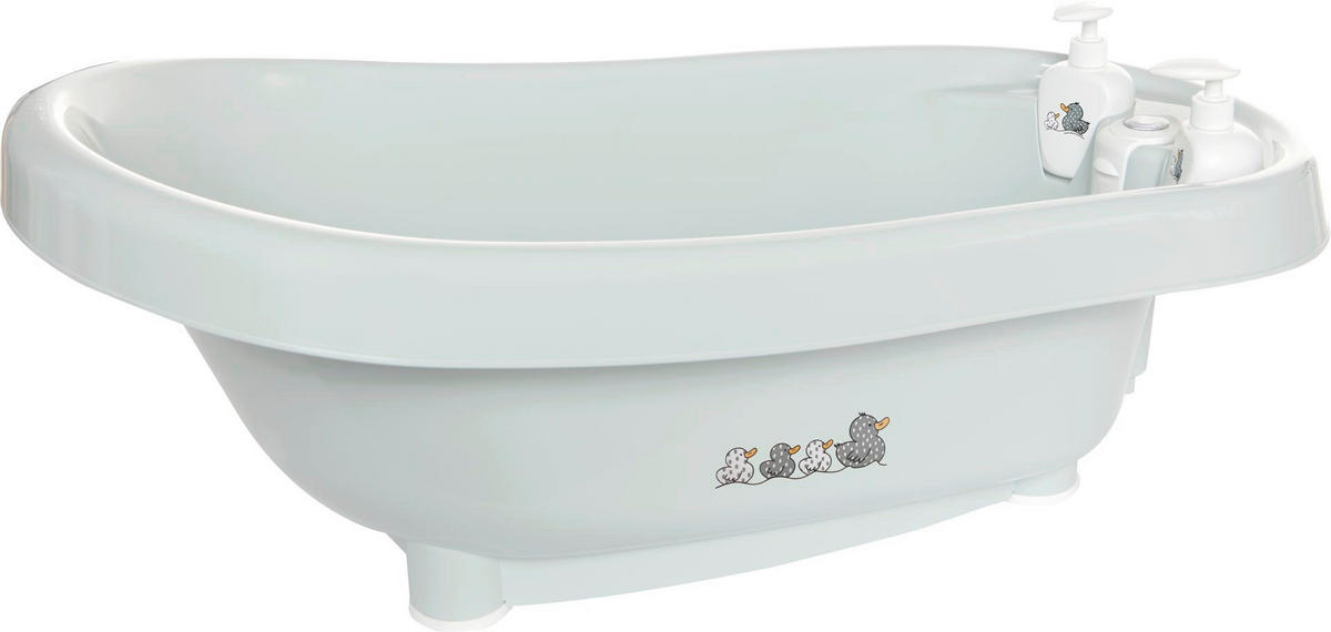 BABYBADEWANNE SEPP  - Pastellgrün, Basics, Kunststoff (83.5/40/32cm) - Bebe Jou