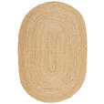 JUTETEPPICH 80/150 cm Naturfarben oval  - Naturfarben, Natur, Textil (80/150cm) - Linea Natura