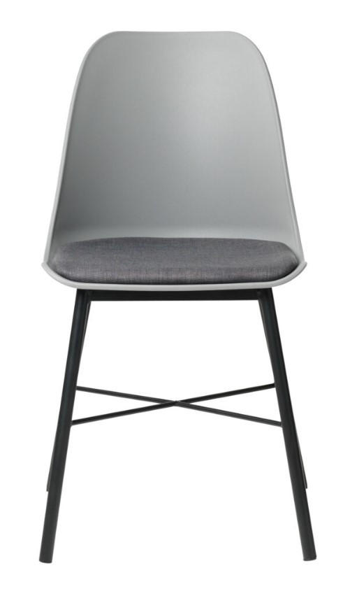 STOL  - svart/grå, Design, metall/textil (47/83/54cm) - Best Price