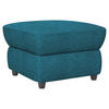 HOCKER in Textil Blau  - Blau/Schwarz, Konventionell, Kunststoff/Textil (68/45/68cm) - Livetastic