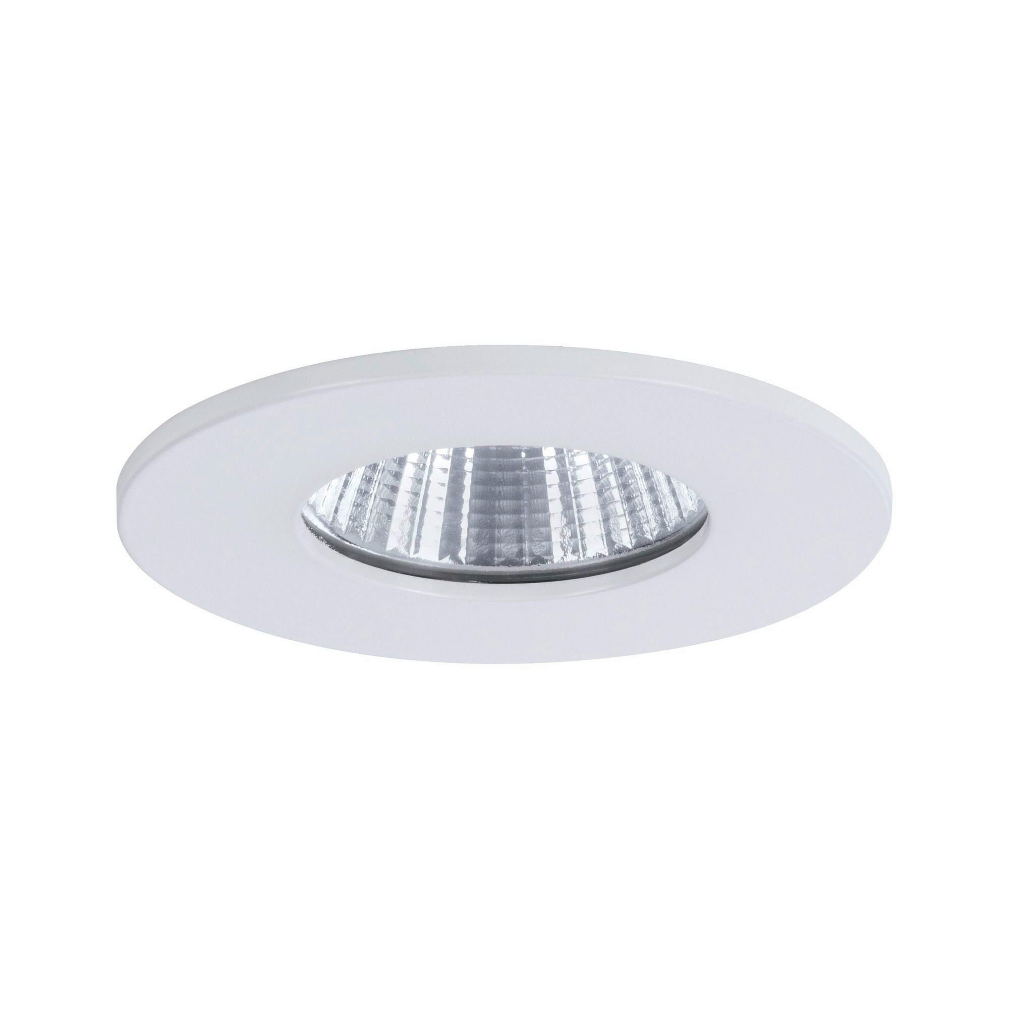 LED-EINBAUSPOT 8 cm  - Weiß, Design, Kunststoff/Metall (8cm) - Paulmann