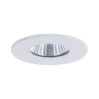 LED-EINBAUSPOT 8 cm  - Weiß, Design, Kunststoff/Metall (8cm) - Paulmann