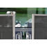 STAPELSESSEL Aluminium Anthrazit, Graphitfarben, Silberfarben - Anthrazit/Silberfarben, Design, Textil/Metall (57/89/65cm) - Stern