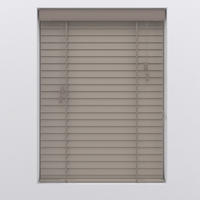 JALOUSIE  halbtransparent  180/175 cm    - Grau, Natur, Holz (180/175cm)