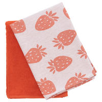 KONYHARUHASZETT 2 részes piros  - piros, Konventionell, textil (50/70cm) - Esposa