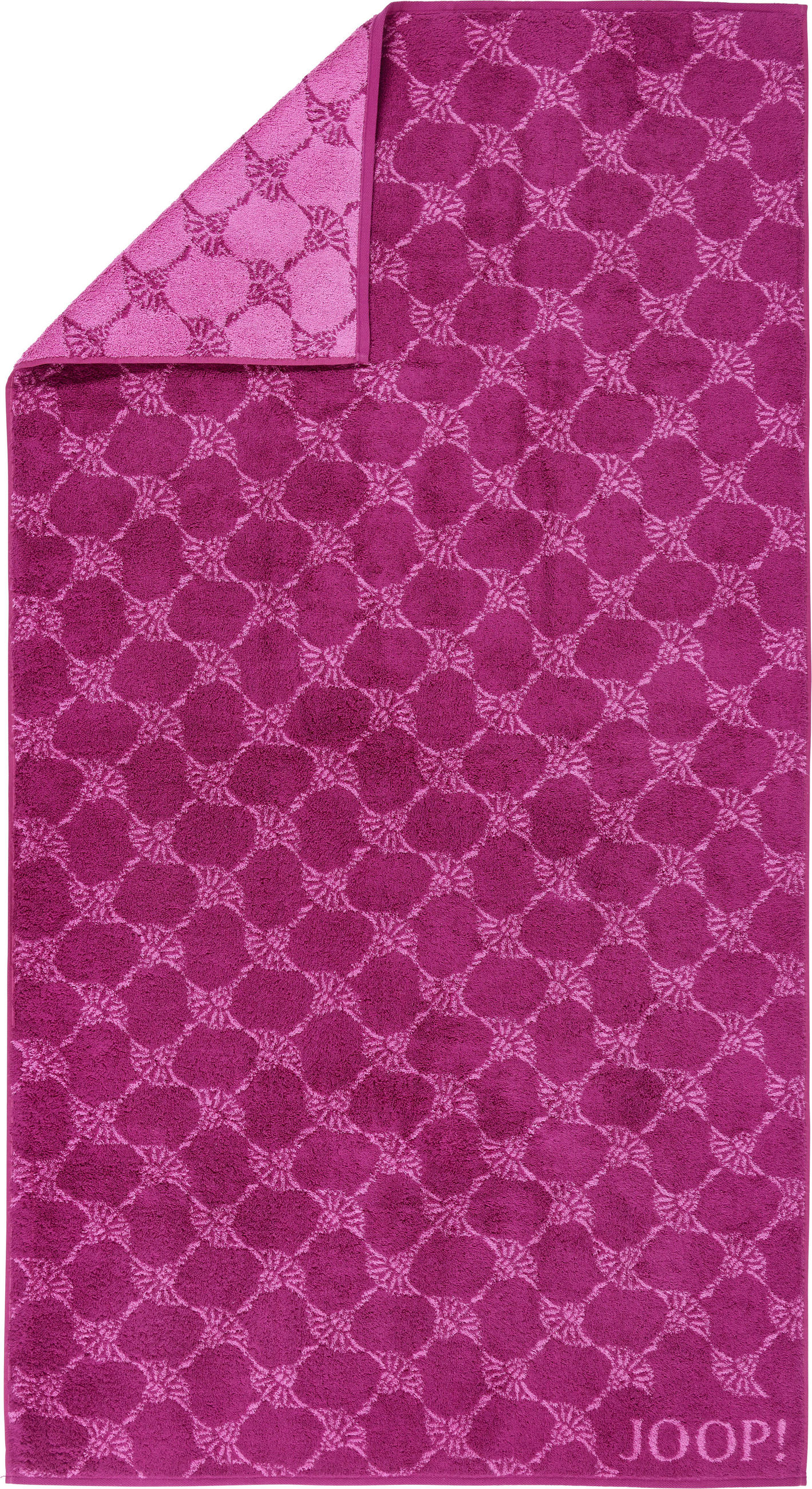 DUSCHTUCH 80/150 cm CORNFLOWER  - Beere, Design, Textil (80/150cm) - Joop!