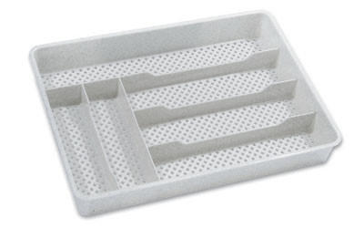 Besteckeinsatz aus Kunststoff Mit 6 Fächern, LxB: 35x25 cm