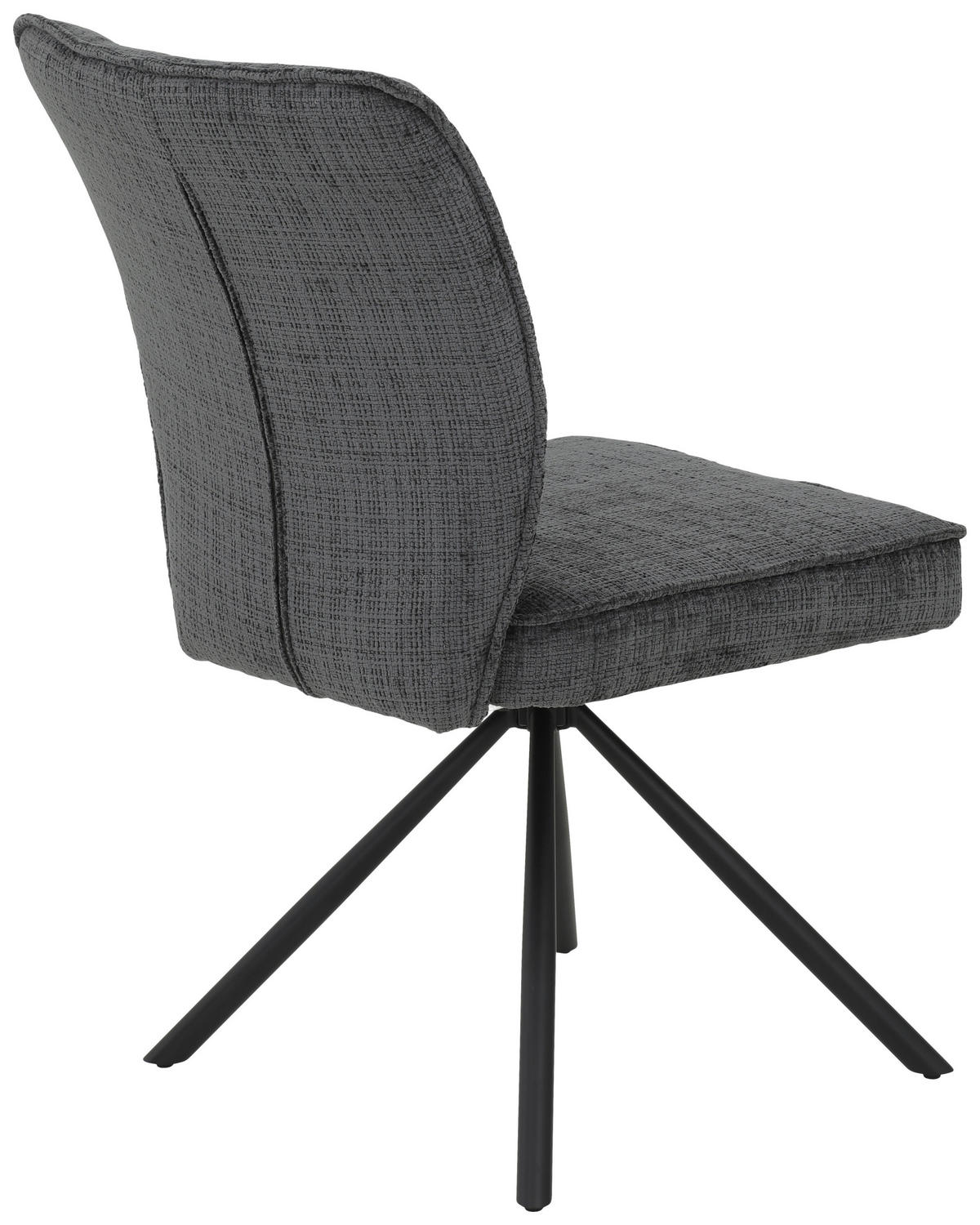 STUHL - Anthrazit, Design, Textil (68/93/65cm) - Boxxx