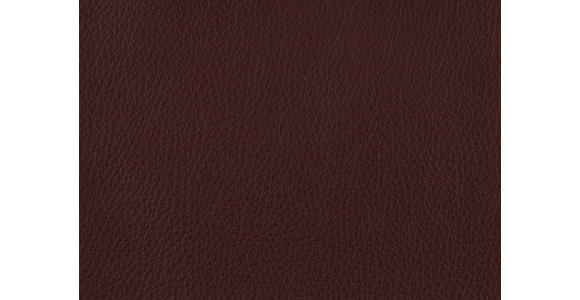 2,5-SITZER in Leder Weinrot  - Weinrot/Alufarben, Design, Leder/Metall (164cm) - Dieter Knoll