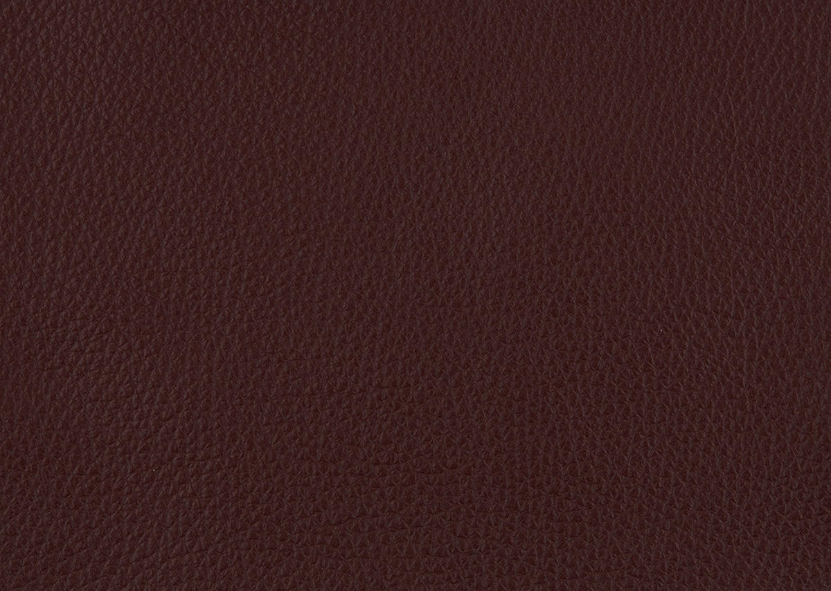 2,5-SITZER in Echtleder Weinrot  - Weinrot/Alufarben, Design, Leder/Metall (164cm) - Dieter Knoll