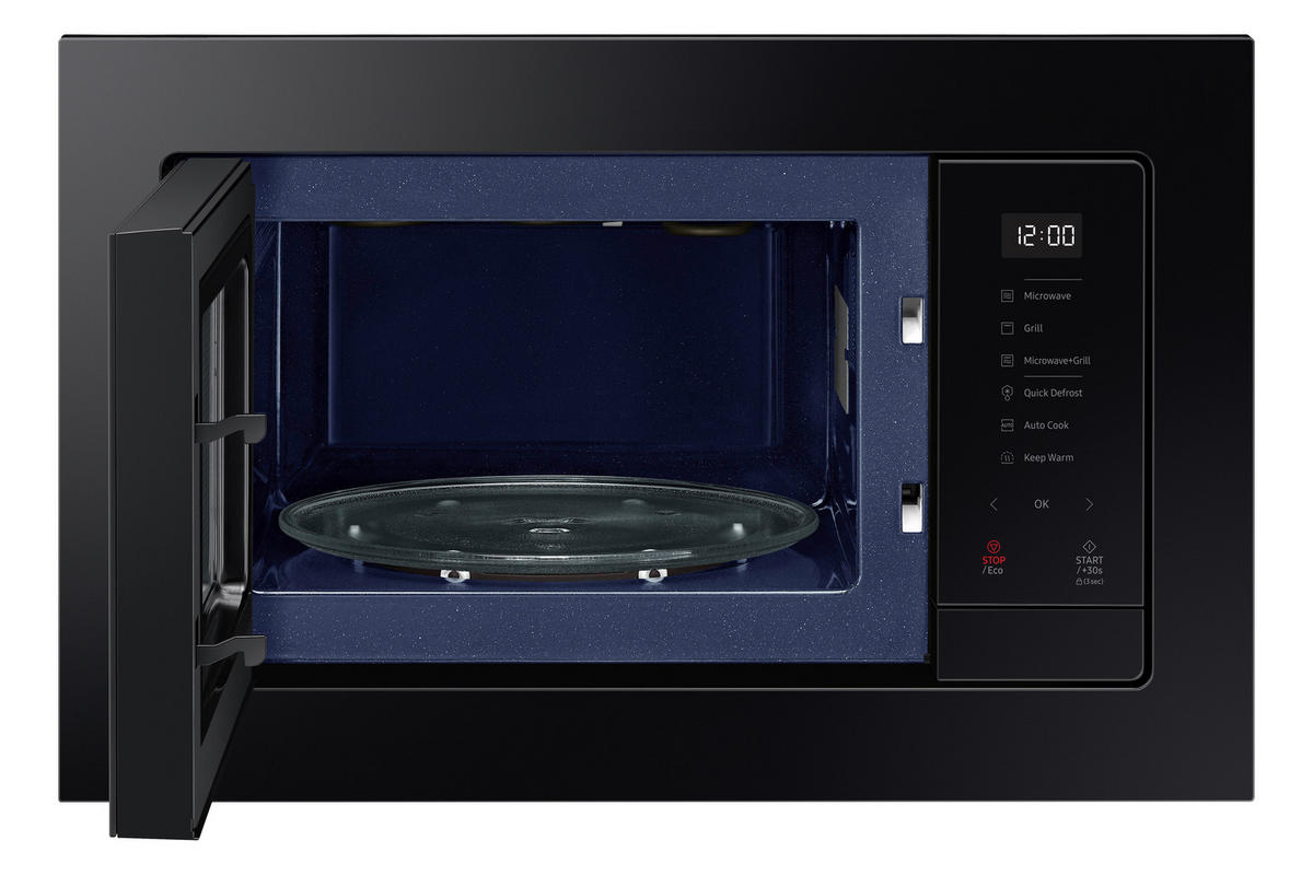 EINBAUMIKROWELLE MG23A7318CKE1  - Schwarz, Basics, Glas/Metall (48,9/27,5/36,2cm) - Samsung