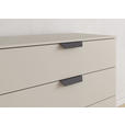 KOMMODE  in 80/81/42 cm  - Champagner/Dunkelgrau, Design, Holzwerkstoff/Metall (80/81/42cm) - Carryhome