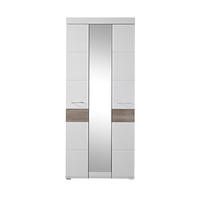 ORMAR GARDEROBNI  boje srebrnog hrasta  - bijela/boje srebrnog hrasta, Design (85/200/40cm) - Xora