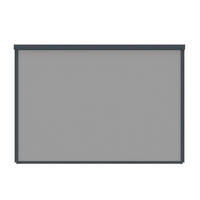 PERGOLA-ROLLO 339,9/236,5/9 cm   - Graphitfarben, Basics, Textil/Metall (339,9/236,5/9cm) - Gardenson