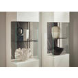 VITRINE Weiß  46,9/205,5/37,1 cm  - Schwarz/Weiß, Design, Glas/Keramik (46,9/205,5/37,1cm) - Dieter Knoll