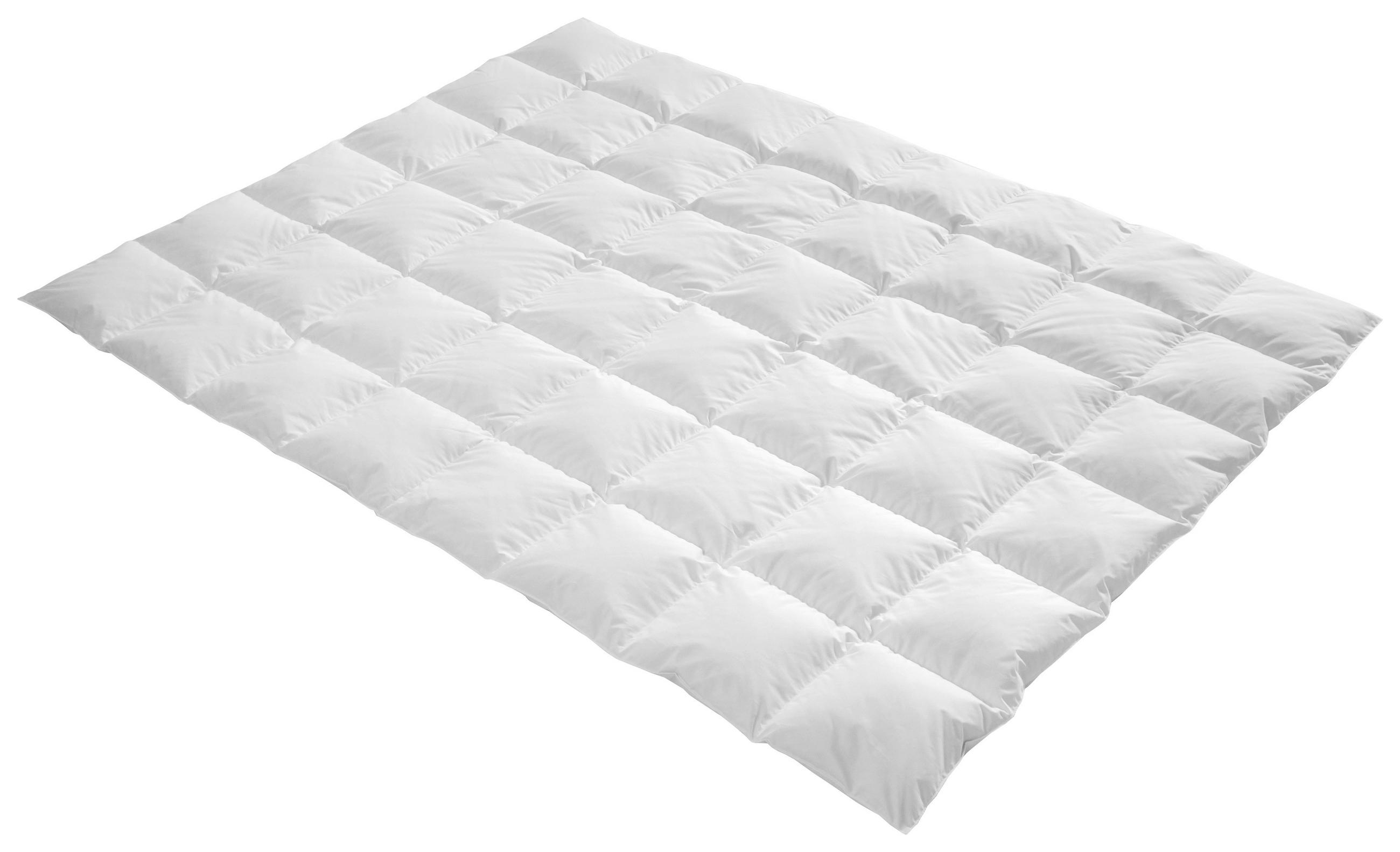 DAUNENDUVET 160/210 cm  - Weiss, Basics, Textil (160/210cm) - Billerbeck