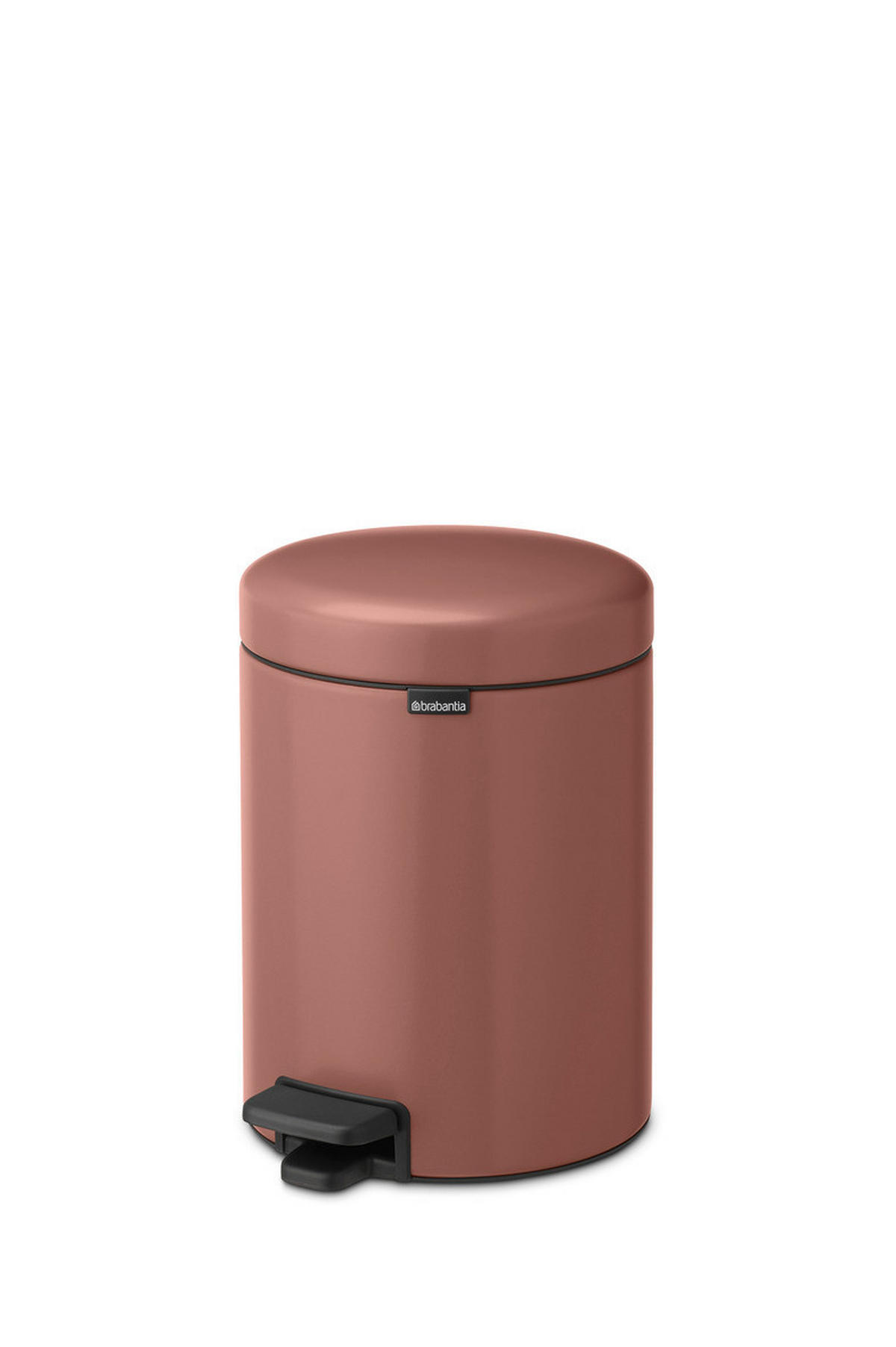 TRETEIMER 5 l  Metall  - Taupe/Anthrazit, Basics, Kunststoff/Metall (20,5/29,1/27,2cm) - Brabantia