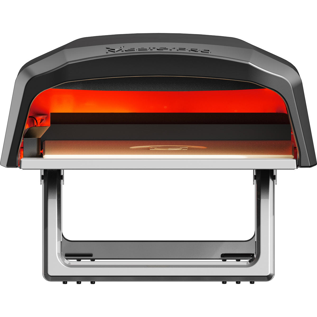PIZZAOFEN PIZZA OVEN  - Schwarz, Basics, Metall (71/31/50cm) - BERGNER