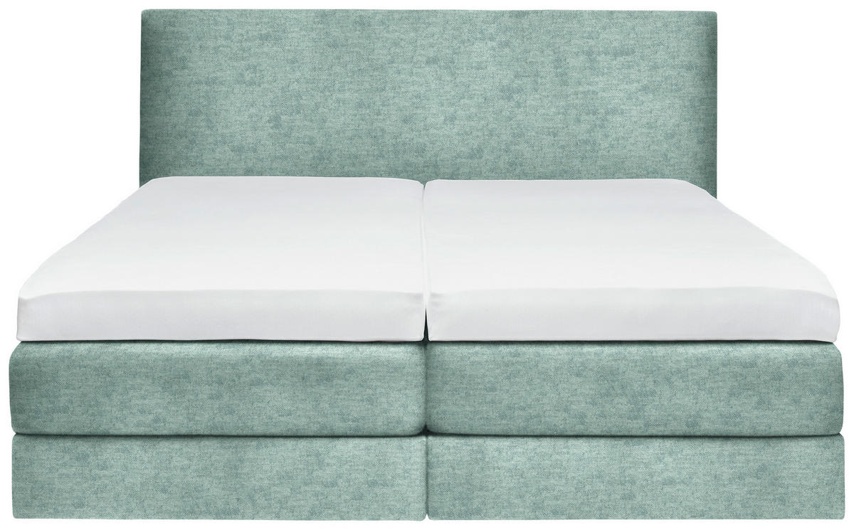 BOXSPRINGBETT 180/200 cm  in Türkis  - Türkis, Konventionell, Holz/Textil (180/200cm) - Dieter Knoll