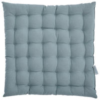 SITZKISSEN  - Pastellblau, Basics, Textil (38/38/4cm) - Bio:Vio