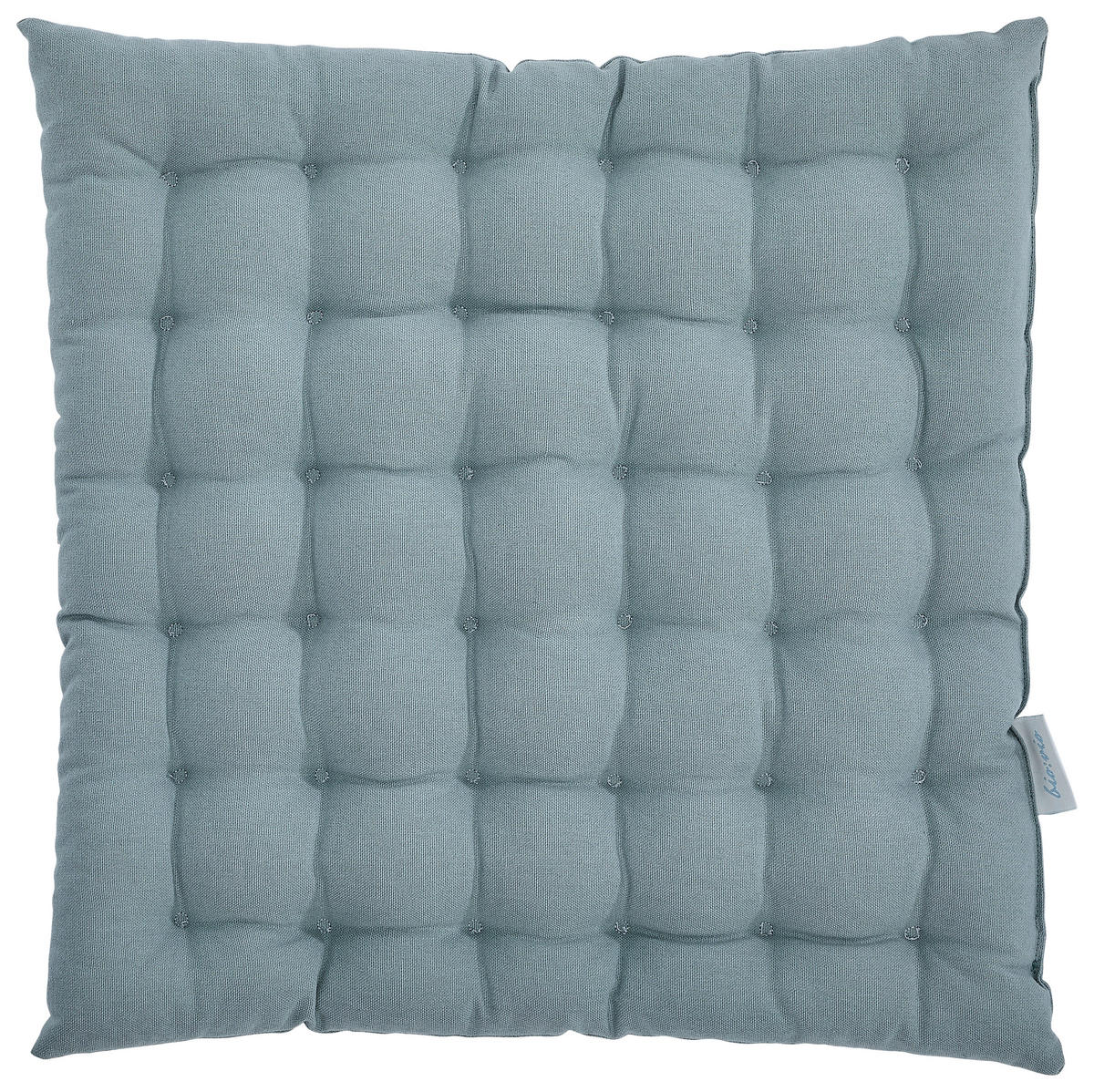 SITZKISSEN  - Pastellblau, Basics, Textil (38/38/4cm) - Bio:Vio