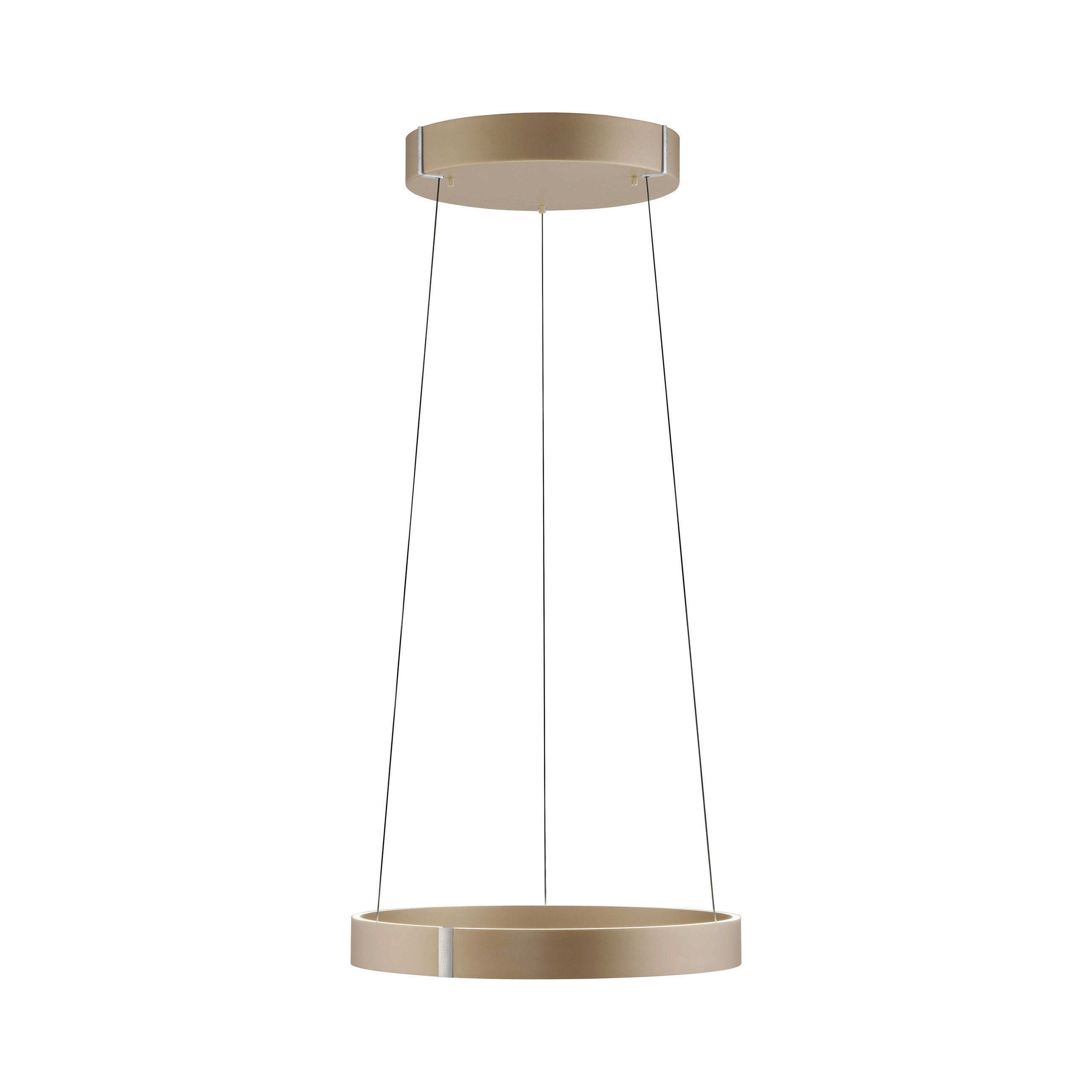LED-PENDELLEUCHTE PURE E-Clipse 50/50/350 cm   - Bronzefarben, MODERN, Kunststoff/Metall (50/50/350cm) - Neuhaus PURE