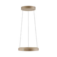 LED-PENDELLEUCHTE PURE E-Clipse 50/50/350 cm   - Bronzefarben, MODERN, Kunststoff/Metall (50/50/350cm) - Neuhaus PURE