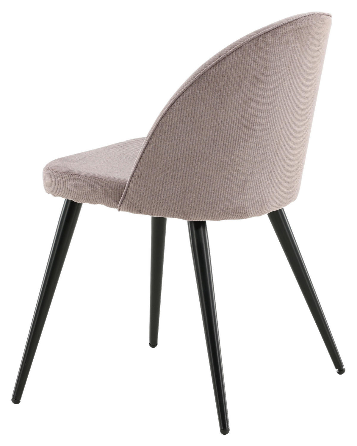 STUHL-SET 2 Stück  in Stahl Cord  - Pink/Schwarz, Design, Textil/Metall (57/76,5/50cm) - Livetastic