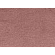 ECKSOFA in Samt Rosa  - Schwarz/Rosa, LIFESTYLE, Textil/Metall (191/250cm) - Carryhome