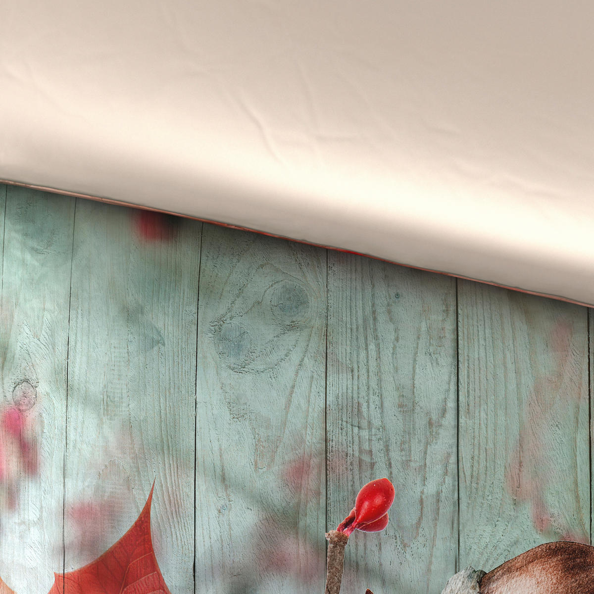 POSTELJNINA WINTER 140/200 cm saten večbarvno  - večbarvno, Konvencionalno, tekstil (140/200cm) - Esposa