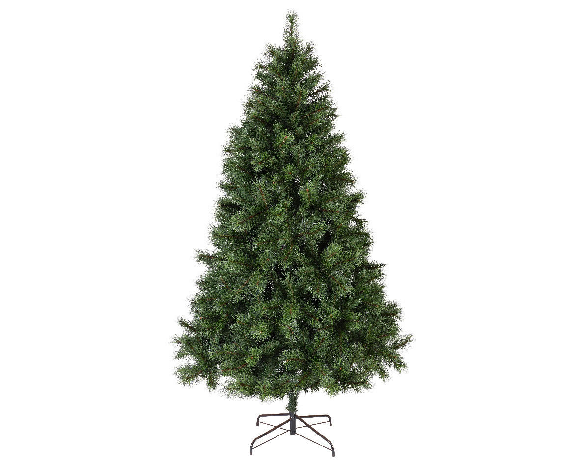 WEIHNACHTSBAUM 240 cm  - Grün, Basics, Kunststoff/Metall (132/210cm) - X-Mas