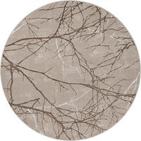 WEBTEPPICH Wohnzimmer 200 cm Creation Beige rund  - Beige, Basics, Textil (200cm) - Novel