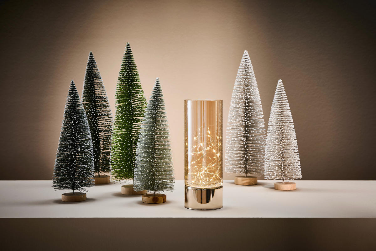 LED-DEKOLEUCHTE 9/25 cm   - Goldfarben, LIFESTYLE, Glas (9/25cm) - X-Mas