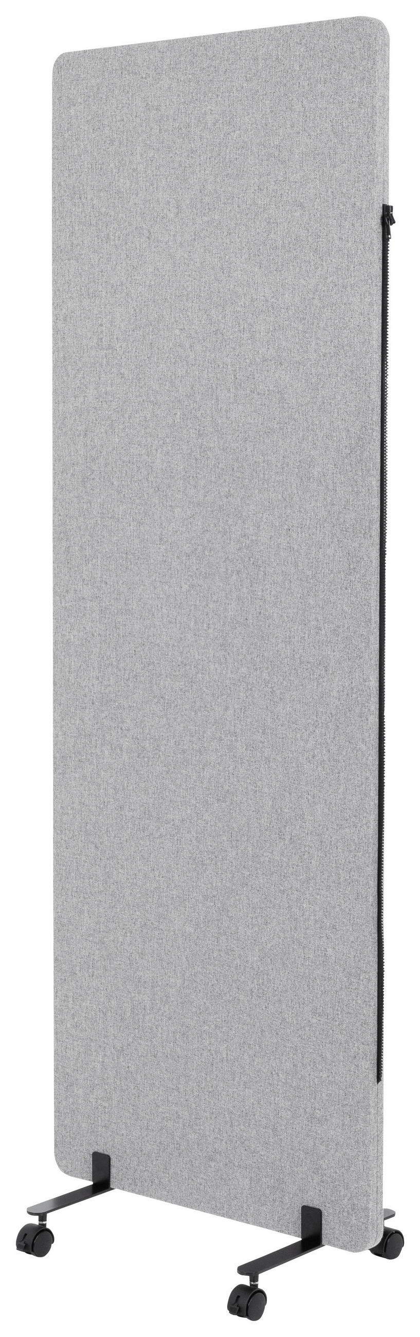 TRENNWAND  in Hellgrau  - Hellgrau, Basics, Kunststoff/Textil (60/177/3cm) - MID.YOU