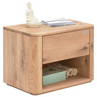NACHTTISCH 60/45/38 cm  in massiv Wildeiche Eichefarben  - Eichefarben, Natur, Holz (60/45/38cm) - Valnatura