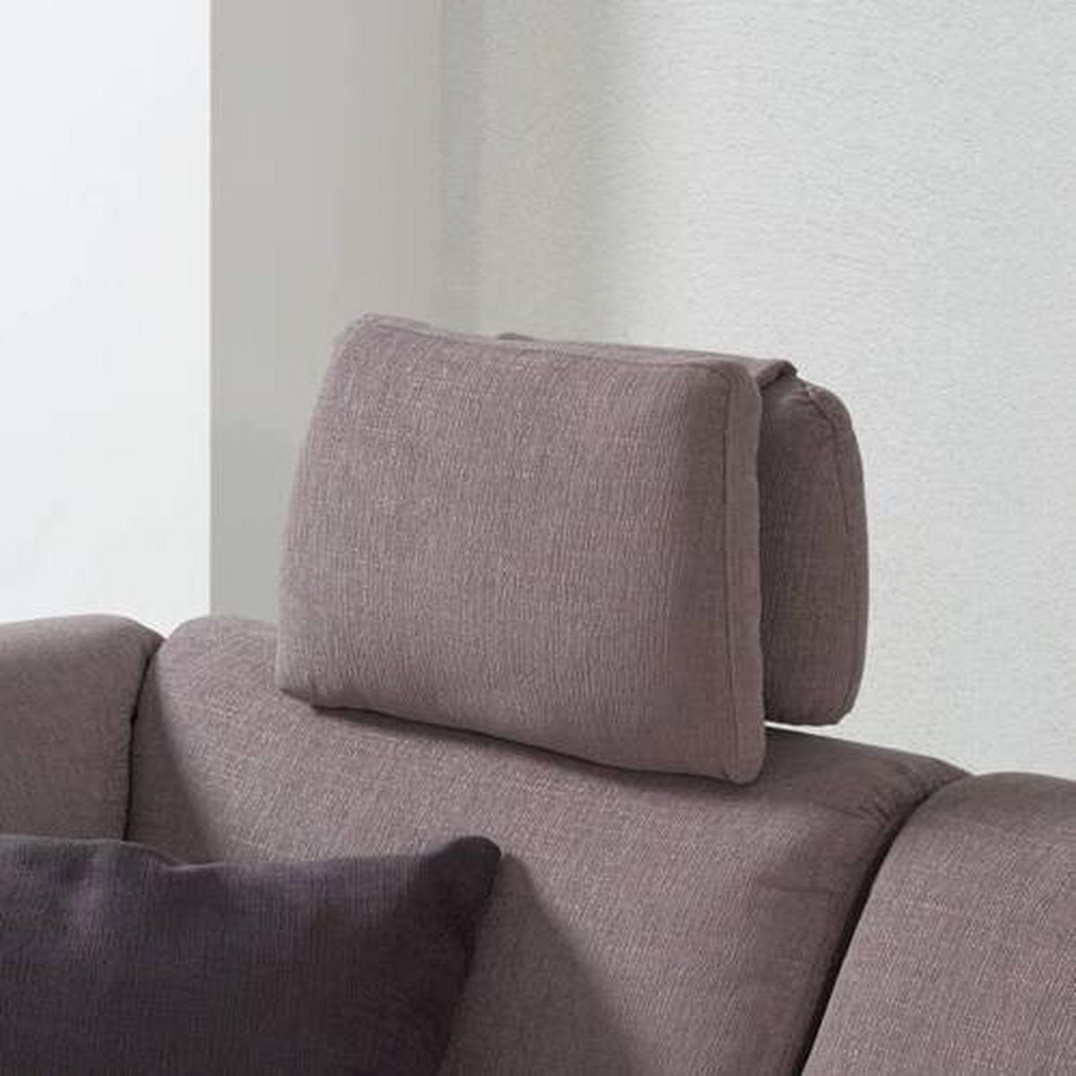 ECKSOFA in Chenille Grau  208/226 cm  - Schwarz/Grau, KONVENTIONELL, Textil (208/226cm) - Sedda