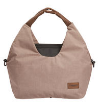 WICKELTASCHE No. 5  - Beige/Mintgrün, Basics, Textil (40/47/17cm) - Gesslein