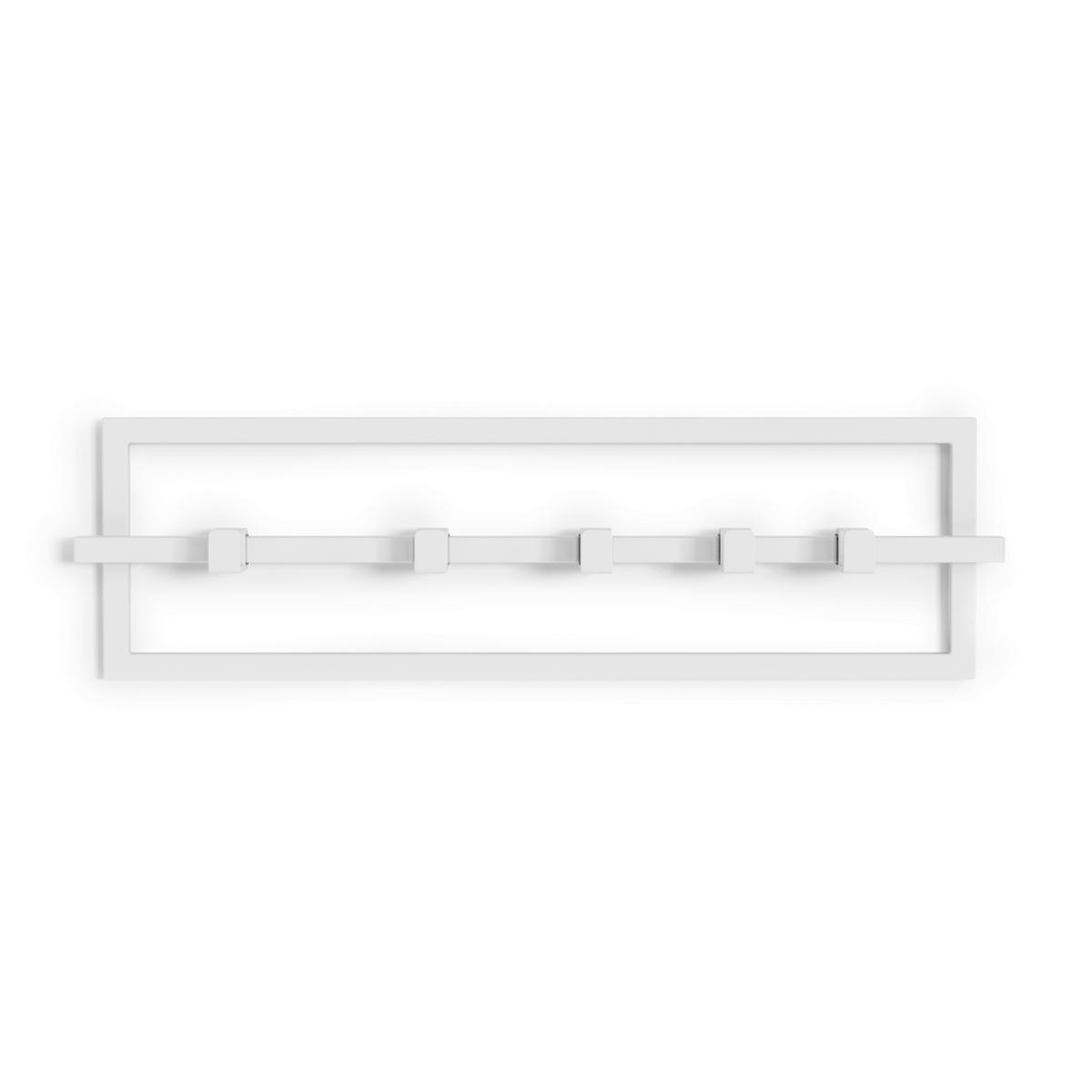GARDEROBA ZIDNA   bijela  metal  - bijela, Basics, metal (53/15/6cm) - Umbra