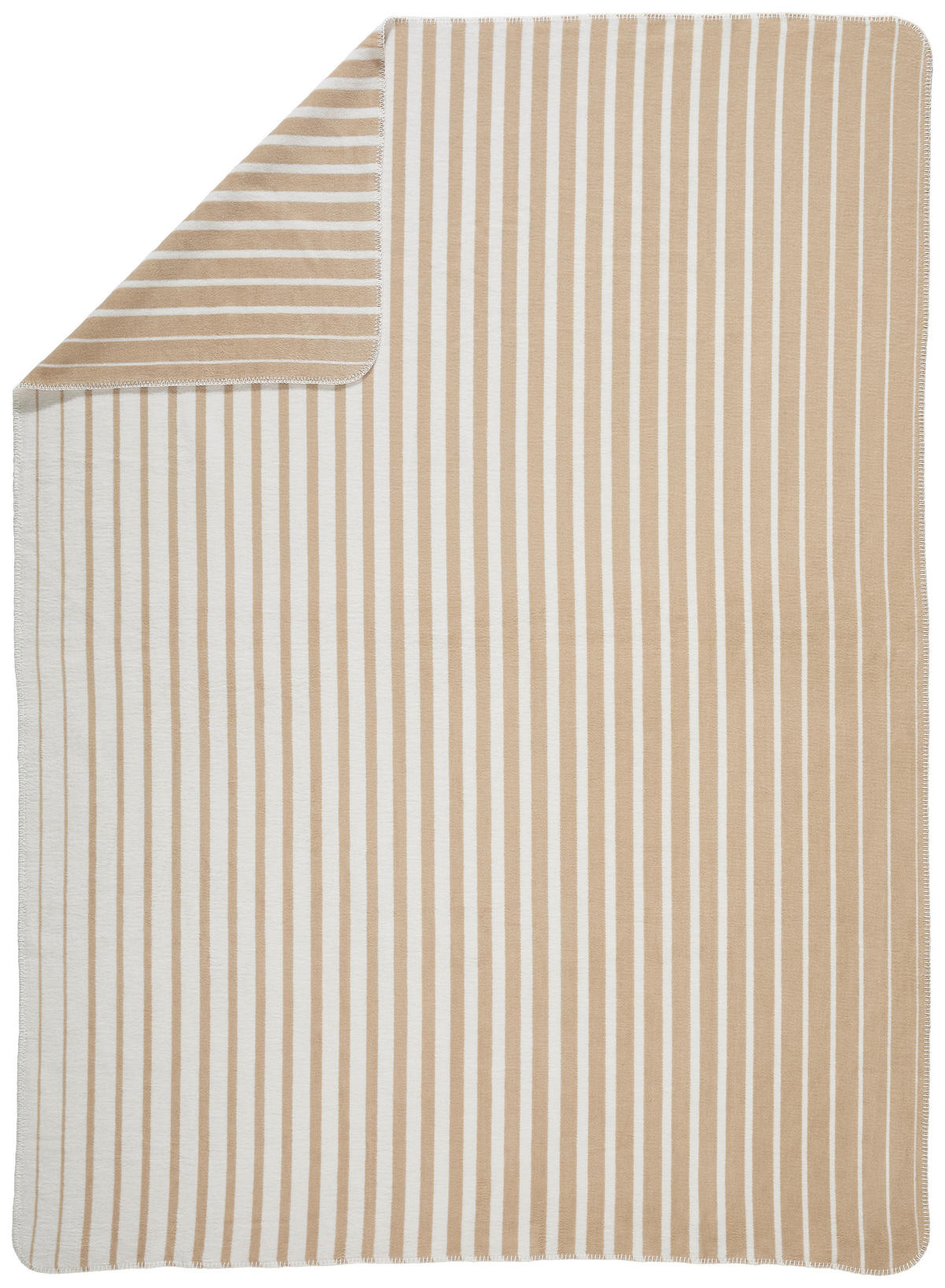 DOMÁCA DEKA, bavlna, 150/200 cm - piesková/krémová, Design, textil (150/200cm) - Dieter Knoll