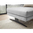 ECKSOFA  in Flachgewebe Creme  176-217/279-327 cm  - Creme/Schwarz, Design, Textil/Metall (176-217/279-327cm) - Dieter Knoll
