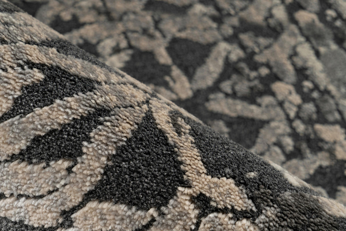 VINTAGE KOBEREC, 160/230 cm, šedá - šedá, Konvenční, textil/přírodní materiály (160/230cm)