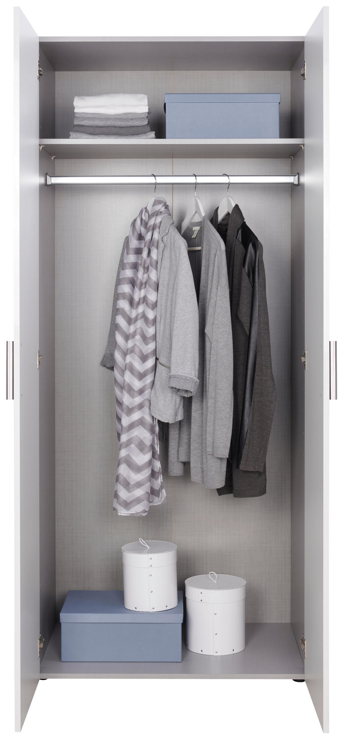 EINLEGEBODENSET 77/2/44 cm  - Grau, Design, Holzwerkstoff (77/2/44cm) - Xora