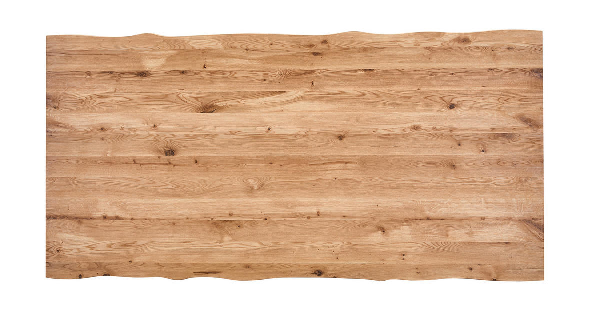 TISCHPLATTE in Holz 180/90/6 cm  - Eichefarben, Natur, Holz (180/90/6cm) - Valdera
