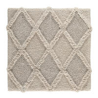 BADEMATTE Silberfarben 60/60 cm  - Silberfarben, Textil (60/60cm) - Esposa