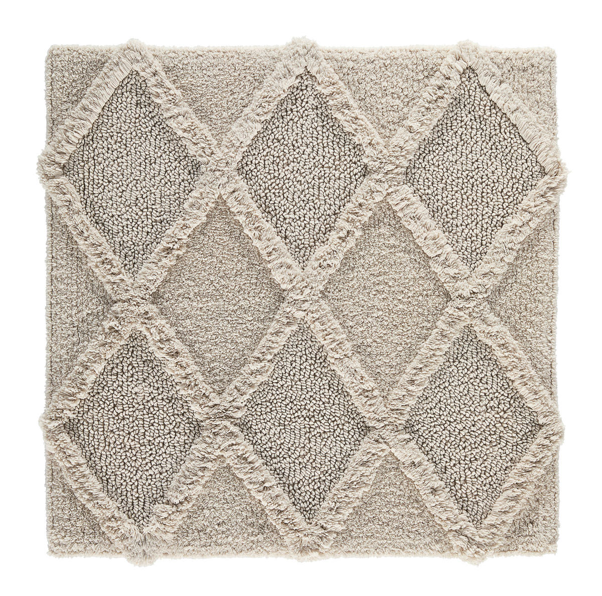 BADEMATTE Silberfarben 60/60 cm  - Silberfarben, Textil (60/60cm) - Esposa