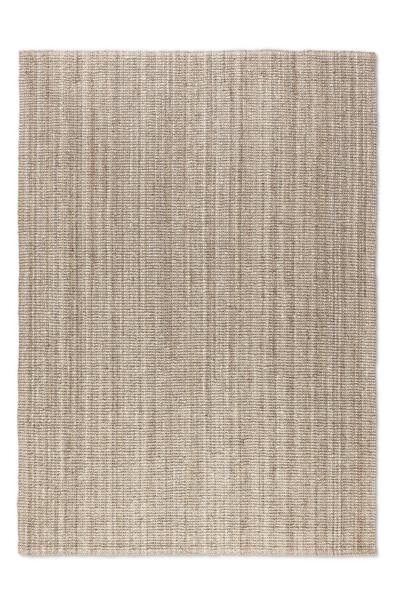 JUTETEPPICH Wohnzimmer 80/150 cm Bouclé Greige rechteckig  - Greige, Basics, Textil (80/150cm) - Hanse Home